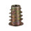 40 Pieces M6X 15mm Hexagon Socket Screw Thread Insert Nut for Wood 3