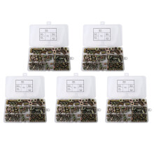 Threaded Inserts Nuts, Wood Insert Assortment Tool Kit, M4/M5/M6/M8 Furniture Screw Inserts Bolt Fastener(825 PCS)