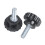 12 Pcs M4X10 Threaded Knurled Thumbscrew Grip Knobs Thumb Screw 3