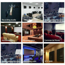 36 Pack Pyramid Shape Soundproof Foam Sound Proof Padding Treatment Panel for Echo Bass Insulation