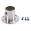 4X Placard Penderie 22mm Dia Pipe Hanging Rail Rod End Support Support 7