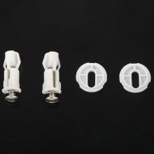 Toilet Hinges Screws WC Hole Fixing Easy Installation 6 Pack