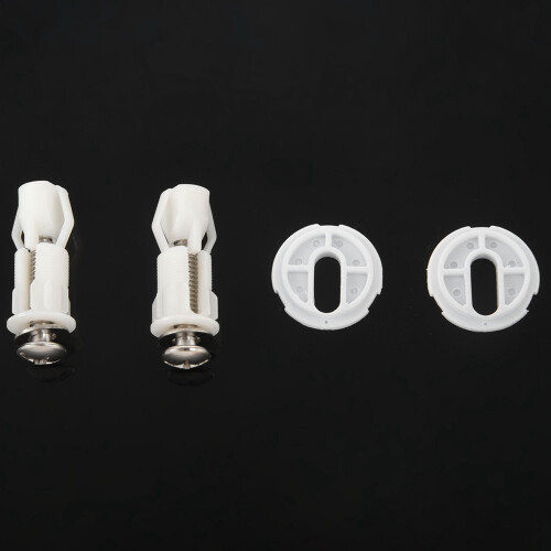 Toilet  Hinges Screws WC Hole Fixing Easy Installation 6 Pack