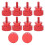10Pcs/Lot UNC6 -32 M3.5 Hand Screw for GPU Holder PSU Computer Case Side Panel Screws PC Assemble WaterCooling Red 2