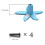 4Pcs Retro Marine Style Cast Iron Drawer Handle-Kitchen Cabinet Wardrobe Closet Hardware, 3