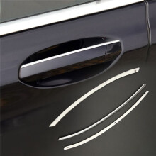 1Pair Outer Door Handle Electroplating Strip Bright Metal Strip Accessories 51217472725 for G12 7 Series 2016-2021