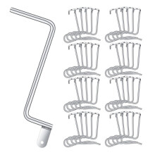 Fence Wire Tightener Tool with 1 Tighteners Handle Fence Wire Tensioner Steel Fence Stretcher Tool 31 Pieces