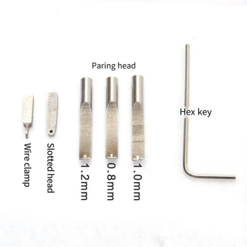 Multifunctional Aluminum Handle Grooving Leather Processor Edger DIY Leather Tool Set 2