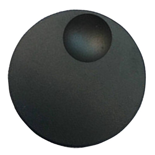 Matte Universal Convenient 32x13mm 6mm Hole Black Solid Aluminum Solid Volume Potentiometer Control Knob 1