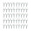 50PCS Seamless Nails Double-Headed Screw Solid Wood Baseboard Seamless Nails Foot  Special Nails 1