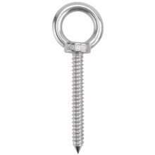 Heavy Duty Eye Hooks Self Tapping Eyelet Screw Load Capacity 700LBS Heavy Duty Screw in Eye Hooks (4Pack- M10)