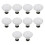 10 Pcs Drawer Pull Handles Round Cabinet Knobs Vintage Ceramic Door Knobs for Closet Cupboard Wardrobe Dresser White 1