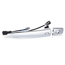 Left Front Door Handle Keyless Entry for Leaf Maxima Sentra 2009-2018 80645-1AA0A Exterior Handle Chrome