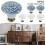 10 Pcs Drawer Pull Handles Round Cabinet Knobs Vintage Ceramic Door Knobs for Closet Cupboard Wardrobe Dresser White 6