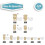 420Pcs M3/M4/M5 Threaded Inserts Assortment Kit for Components,Brass Knurled Nuts,Insert By Heat Into Plastic Parts 6