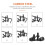 1060Pcs Flat  Hex Socket Cap Screw Kit M2-M5 Carbon Steel Countersunk  Bolt Screw Nut Assortment Kit 4