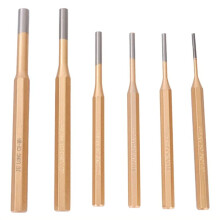 6 St 3-8 mm Cylindrisk Stansmejsel Legering StåL StåL Runt Huvud Center Punch Mejsel Percussion Punch NåL Handverktyg