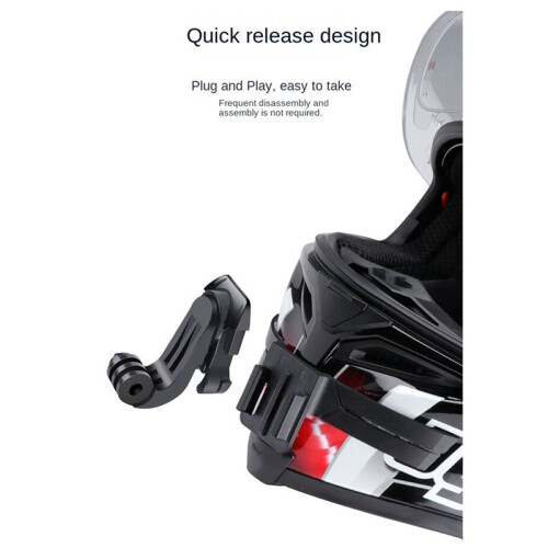 360 Rotate J-Hook Buckle Quick Release Adapter Base Mount for  12 11 10 Action Camera Accessories