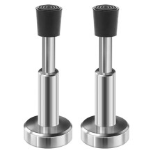 Paquet de 2 ButéEs de Porte Coussin de Porte Robuste ButéE de Porte Amortisseur Hydraulique pour ButéE de Porte InféRieure de Porte Sans PerçAge