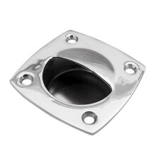 Marine Flush Pull Schuifdeurgreep Vierkant Luik Trekgreep voor Motorboot Marine RV Cabine Accessoires
