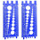 2Pc Nut Bolt Thread Gauge Checker Bolt Size and Thread Gauge Bolt Nut Thread Measure Gauge Bolt and Nut Identifier 1
