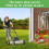 Stainless Steel Gutter Downspout Extension Hinge, Flip  Hinge Design, Compatible with Rectangle and Square Downspout,C 5