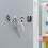 4Pcs Geometric Hook Bathroom Towel Holder Wall Hooks for Coats Adhesive Hooks Shower Hooks Backpack Hooks for Wall 6