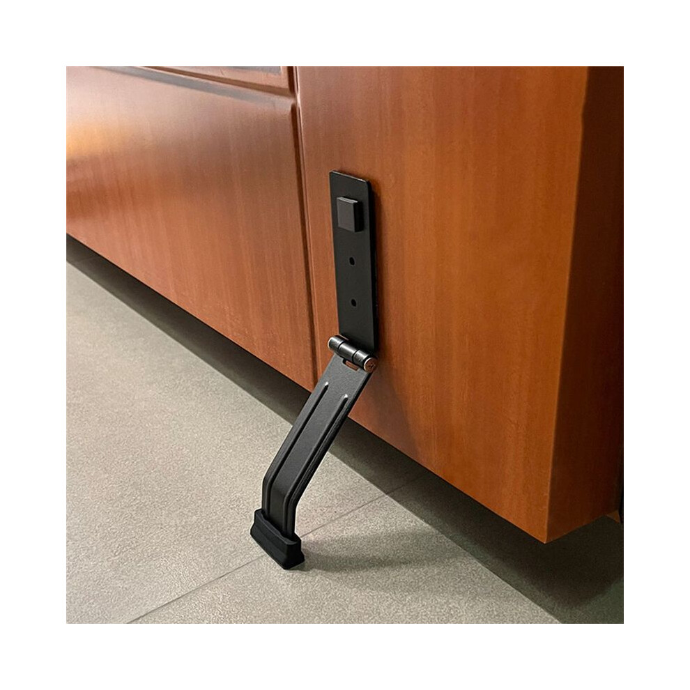 Foldable Heavy Duty Door Stops Holder Anti-Theft Door Fixer Bathroom Door Self-Adhesive Door Buffer White 6033169689094
