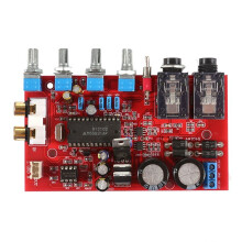 Carte de Préampli YJ0026-OK 2X3300UF Condensateur de Filtre 1,6 mm D'Épaisseur Carte PCB AC12V-15V Module Double Tension
