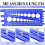 2Pc Nut Bolt Thread Gauge Checker Bolt Size and Thread Gauge Bolt Nut Thread Measure Gauge Bolt and Nut Identifier 3