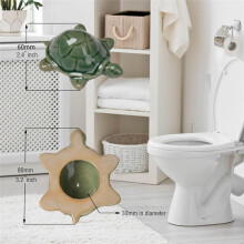 2PCS Toilet Bolt Caps, Decorative Toilet Bolt Covers, Cute Turtle Covers Hide Your Toilet Bolts Bathroom Decor