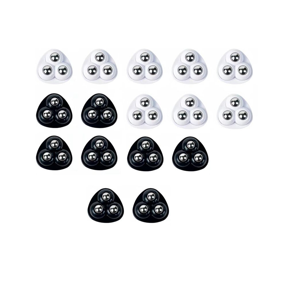16Pcs Metal Swivel Wheels Self-Adhesive Casters 360 Degree Swivel Self-Adhesive Pulley 6031508754465