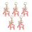 R Type Letter Pendant  Cute Initial Keychain Butterfly Keychain 2
