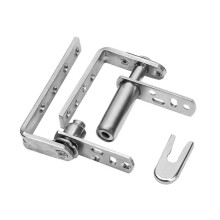 2pack Cafe Door Hinges,304 Stainless Steel Swinging Door Hardware Saloon Door Hinges,Self Closing,for Swinging Door-M