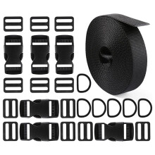 Buckle and Shoulder Strap Set, Buckle Strap, Japanese Buckle Double-Ended Adjustable Suitcase Strap