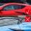 For  Corvette C8 2020-2023 Car Rear Triangle Window Shutters Triangle Sunshade Modified Black 2