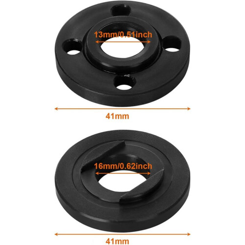 12pcs Angle Grinder Flange Nuts 5/8inch-11,with 2pcs Spanner, Angle Grinder Flange Replacement Angle Grinder Attachments 1