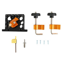 8 Mm-20 mm 9-Håls Justerbar Pluggmaskin Jig eller Hårdmetallblad Elektrisk Borrfräsning Dymling Rund Stång Hjälpverktyg