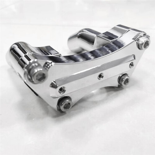 Risers de Guiador Pullback de 3-1/2 Polegadas e Kit de Braçadeira Superior para  Dyna Softail Fat Boy