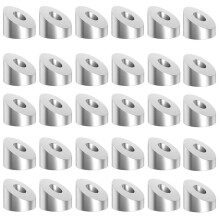 30 Pack Stainless Steel 1/4In 30 Degree Angle Beveled Washer for 1/8In to 3/16In Deck Cable Railing T316 Marine Grade
