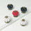 8pcs Pumpkin Ceramic Handles 38mm Drawer Knobs Cupboard Door Handles Single Hole Cabinet Handles 6
