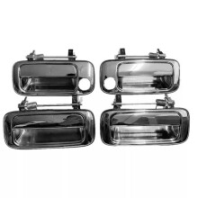 4pcs/Set Exterior Outside Door Handle Pull for Land 80 LC80 1991-1997 69210-60010,69220-60010,69240-60010