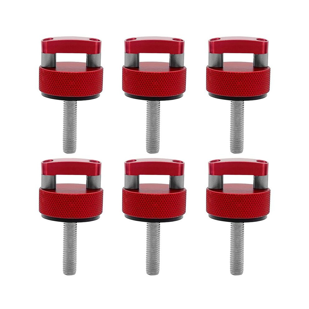 6Pcs Hardtop Bolts Screw Quick Removal Fastener Thumb Screw Nut Kit For Jk 2007-20018 Jl 2018-2022 4713568444501