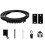 Flexible Bendable Curtain Track, Ceiling Wall Mounted, Black Curved Heavy Duty RV Sliding Curtain Track 2Meter 1
