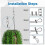 20PCS for 2/3mm Adjustable Wire Rope Clip Double Hole Cable Clamp Thread Locker Clamps Screw Fixing Hardware Accessories 7
