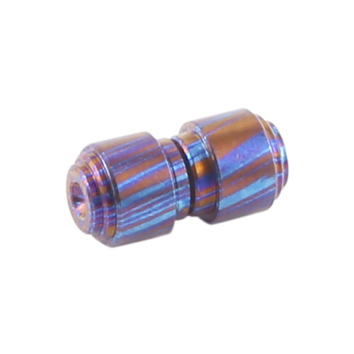 Titanium Damascus Material Roasted  Fold Knife Thumb Stud Push Screws Button for  Bugout 535 Knives Rivets