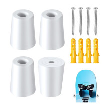 4-Piece Vertical Ski Hanger with Screw Expansion Anchors Vertical Ski Storage to Safely Store and Display Your Skis B