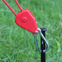 6Pcs 4mm Camping Tent Tie Down Rope Tightener Fastening Wind Rope Buckle Awning Rope Hook Tie Down Strap Orange
