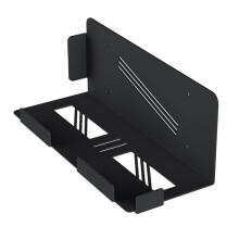 Wall Mount Bracket for PS5 Pro Console Wall Mount Organizer for PS5 Game Console Universal Wall Storage Rack Black