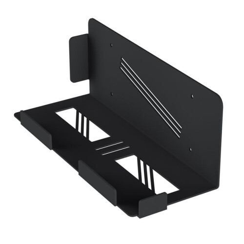 Wall Mount Bracket for PS5 Pro Console Wall Mount Organizer for PS5 Game Console Universal Wall Storage Rack Black